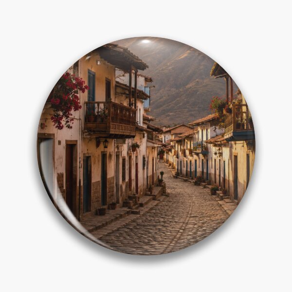 Item preview, Peru Andean Village Street designed and sold by Tienda-Vane.