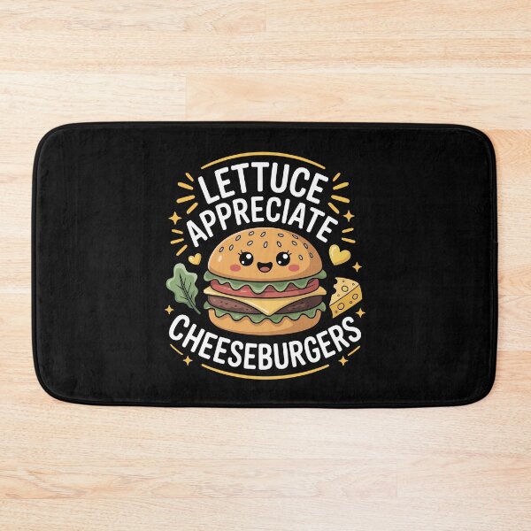 Item preview, LETTUCE APPRECIATE CHEESEBURGERS designed and sold by jkrphoto.