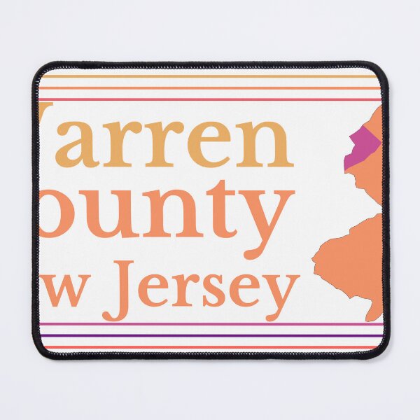 Item preview, Warren County New Jersey Highlighted on State Map designed and sold by TheIconSmith.