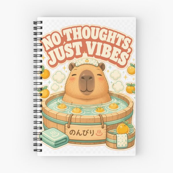 Item preview, No Thoughts Just Vibes - Chill Capybara Coffee designed and sold by NEXTFORMSTUDIO.