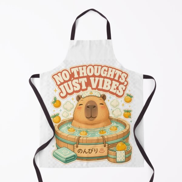Item preview, No Thoughts Just Vibes - Chill Capybara Coffee designed and sold by NEXTFORMSTUDIO.