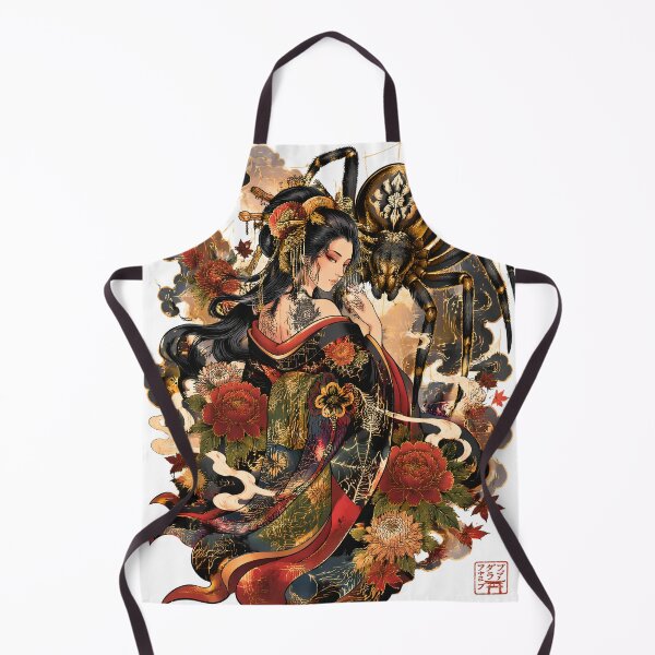 Item preview, Jorogumo Yokai Art – Japanese Spider Woman Dark Fantasy Illustration designed and sold by kaxymax.