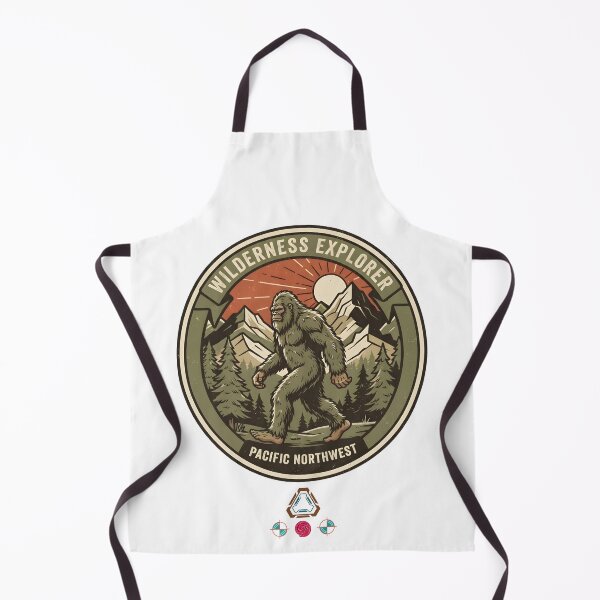 Item preview, Vintage Bigfoot Wilderness Explorer Patch - Sasquatch designed and sold by Whimsy Trail Co.
