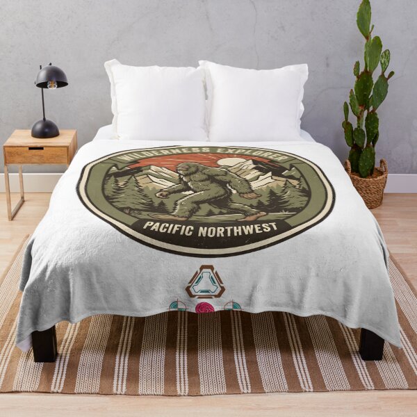 Item preview, Vintage Bigfoot Wilderness Explorer Patch - Sasquatch designed and sold by Whimsy Trail Co.
