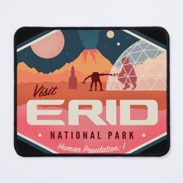 Item preview, Visit Erid Project Hail Mary Vintage Travel Poster designed and sold by Nico Davidson.