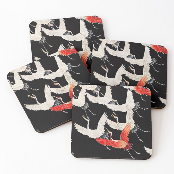 Item preview, Furisode with a Myriad of Flying Cranes designed and sold by VenusArt7.