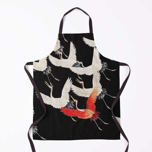 Item preview, Furisode with a Myriad of Flying Cranes designed and sold by VenusArt7.
