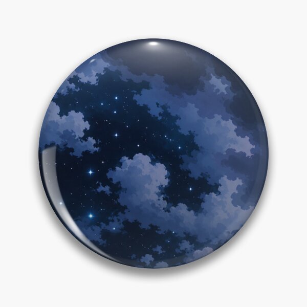 Item preview, Dreamy Cartoon Night Sky with Clouds and Stars designed and sold by LoreliNLi.
