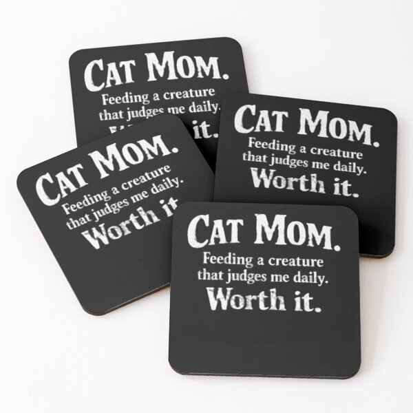 Item preview, Cat Mom Feeding A Creature That Judges Me Daily Funny Cat Shirt designed and sold by FurryPrintLab-FurryPrintLabDesign.