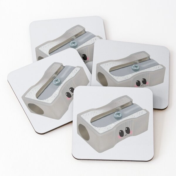 Item preview, Kawaii Sad Metal Pencil Sharpener Stationery Art designed and sold by Designs By Amber.