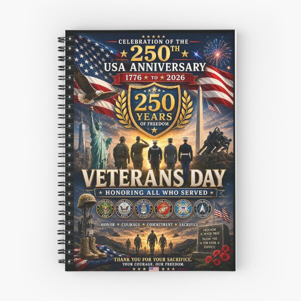 Item preview, VETERANS DAY - 250th USA ANNIVERSARY 1776 to 2026 - DBM Photo Art 1 designed and sold by DBM Photo Art 1.
