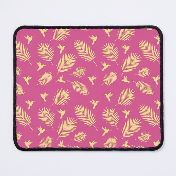 Item preview, Exotic hummingbird and palm leaves seamless pattern designed and sold by ingapv.