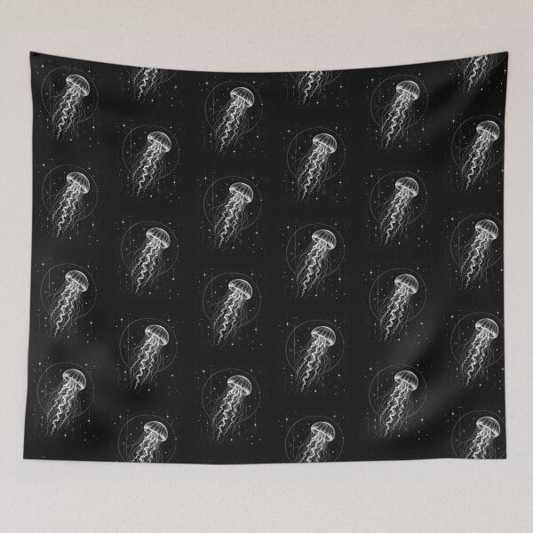 Item preview, jellyfish Diving Space Galaxy Night Sky designed and sold by SOUFIANE1991.
