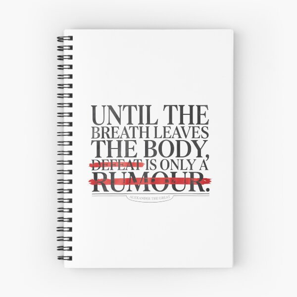 Item preview, Defeat Is Only A Rumour - Alexander The Great designed and sold by Enea Kelo.