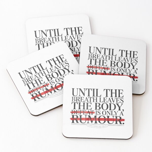 Item preview, Defeat Is Only A Rumour - Alexander The Great designed and sold by Enea Kelo.
