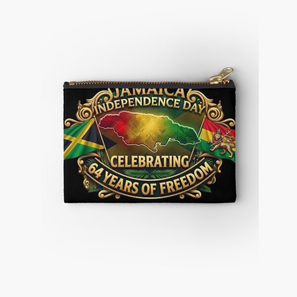 Aperçu de l'œuvre Collection pour la fête de l'indépendance de la Jamaïque : 64 ans de liberté créée et vendue par globetrottergfx.