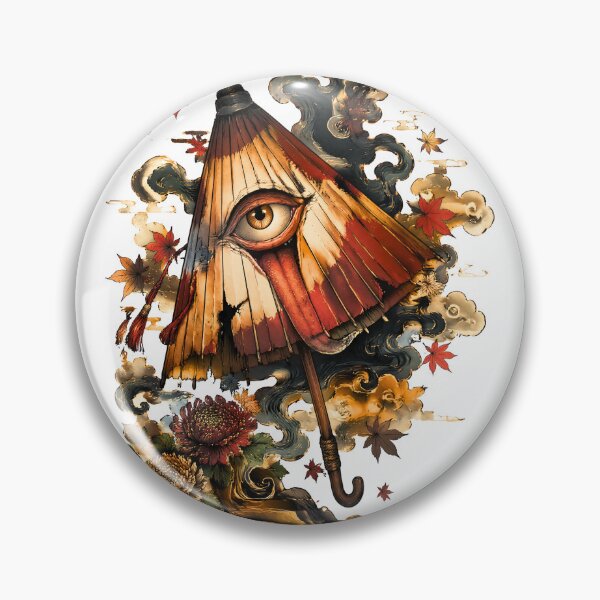 Item preview, Karakasa Obake Art – Haunted Japanese Umbrella Yokai Ghost Illustration designed and sold by kaxymax.