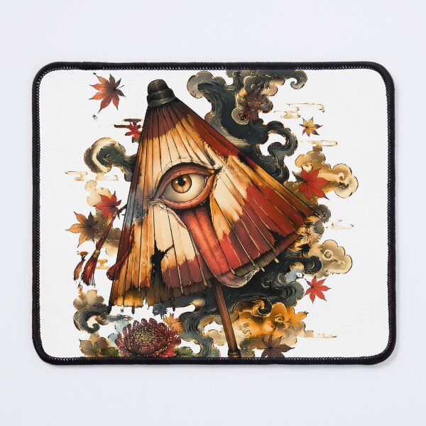 Item preview, Karakasa Obake Art – Haunted Japanese Umbrella Yokai Ghost Illustration designed and sold by kaxymax.