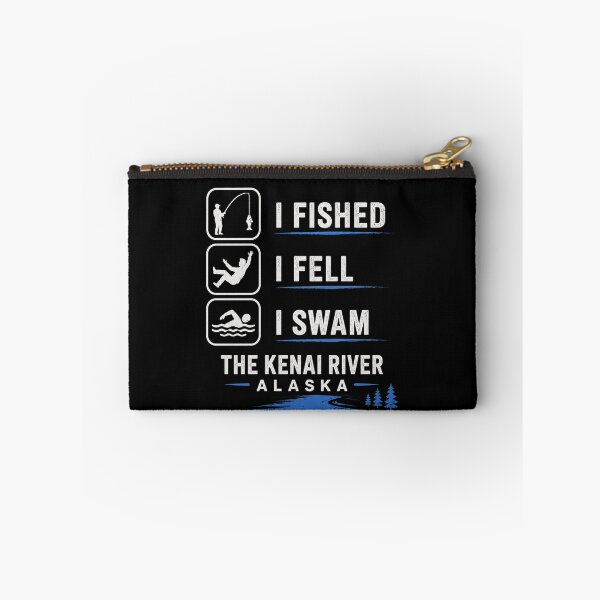 Item preview, I Fished I Fell I Swam The Kenai River Alaska Funny Saying Outdoor Adventure  designed and sold by Bright08.