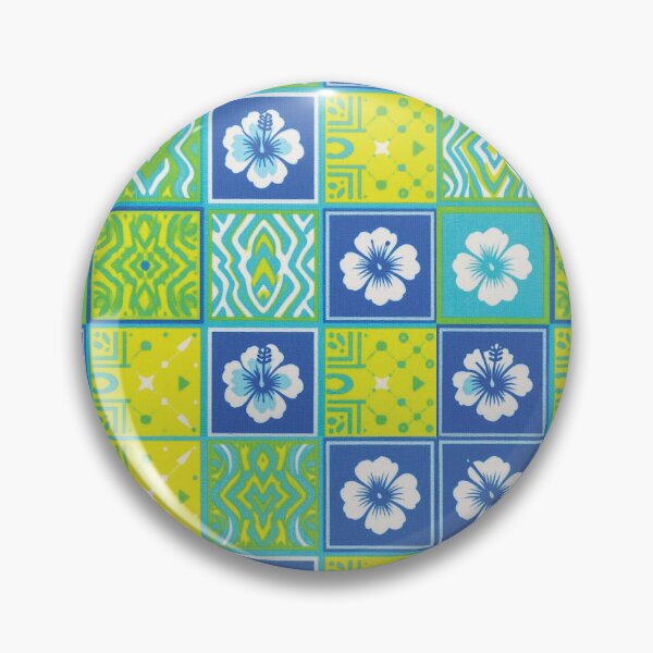 Item preview, Vibrant Geometric and Floral Textile Pattern Design 1 designed and sold by Lucia Amaris Art.