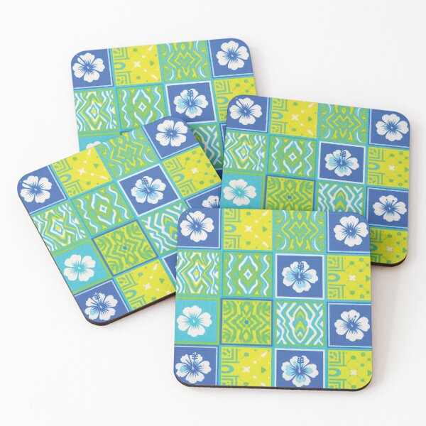 Item preview, Vibrant Geometric and Floral Textile Pattern Design 1 designed and sold by Lucia Amaris Art.