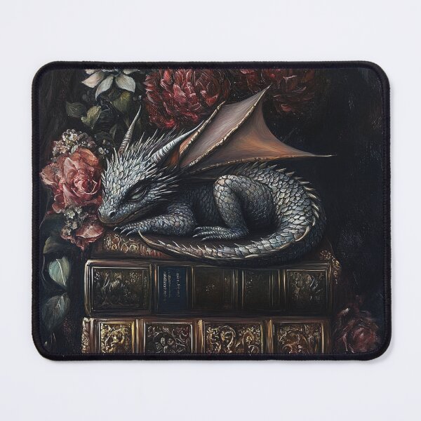 Item preview, Fantasy Artwork Dragon Bookish designed and sold by Art-Max.