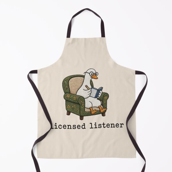 Item preview, Licensed Listener Goose, Funny Therapist Duck, Mental Health Humor, Counselor, Therapy designed and sold by Quiajia.