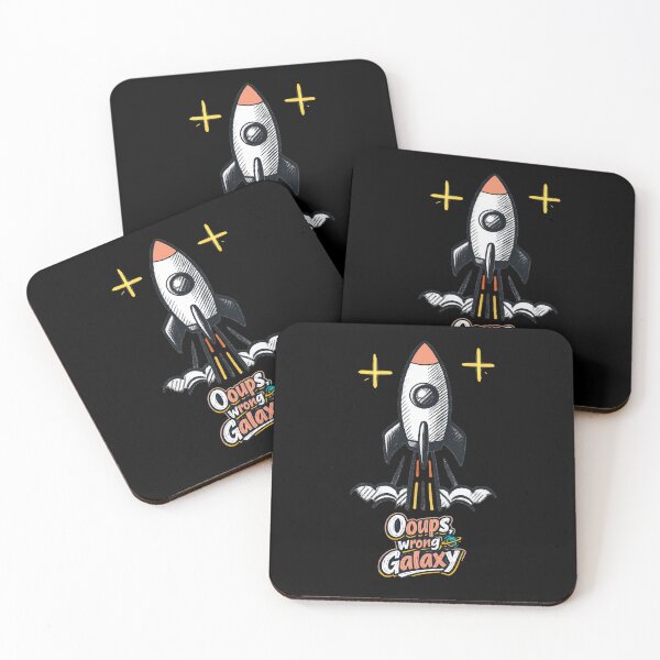 Item preview, Oops False Galaxy Rocket | Funny cute space rocket design for space lovers designed and sold by Rocket&Stars.