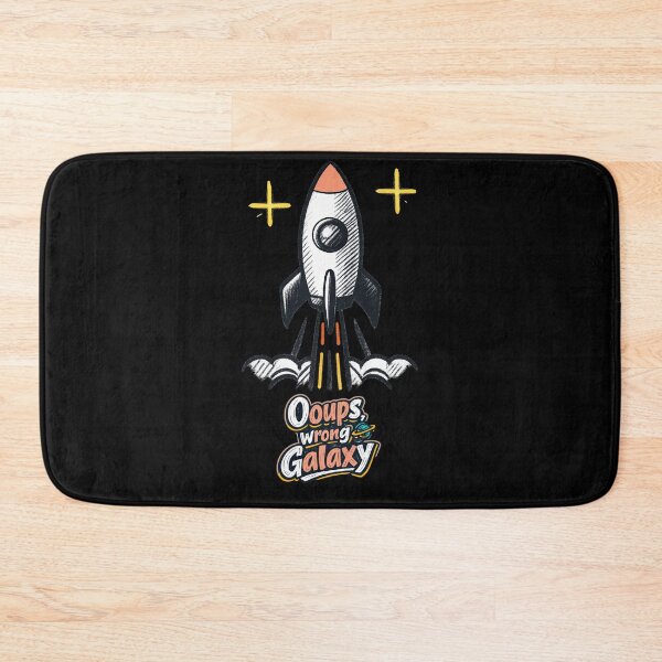 Item preview, Oops False Galaxy Rocket | Funny cute space rocket design for space lovers designed and sold by Rocket&Stars.