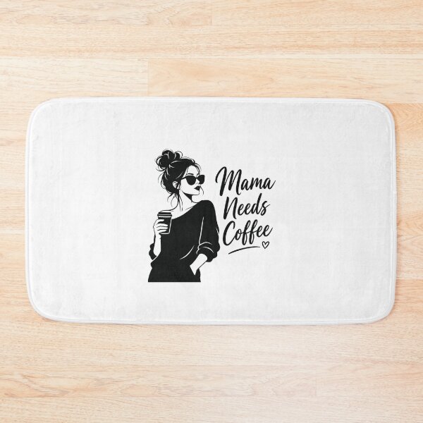 Item preview, Messy Bun Mom Needs Coffee designed and sold by NeoSakura.