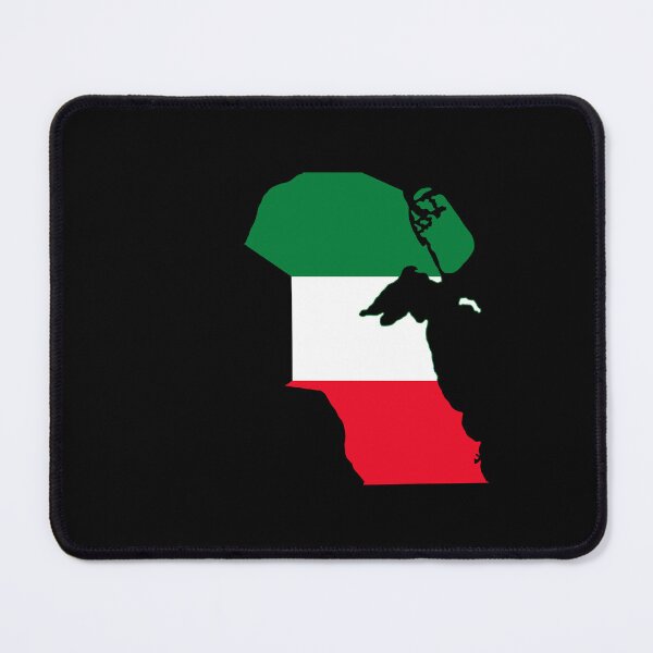 Item preview, Flag Map of Kuwait designed and sold by DreamBrushy.