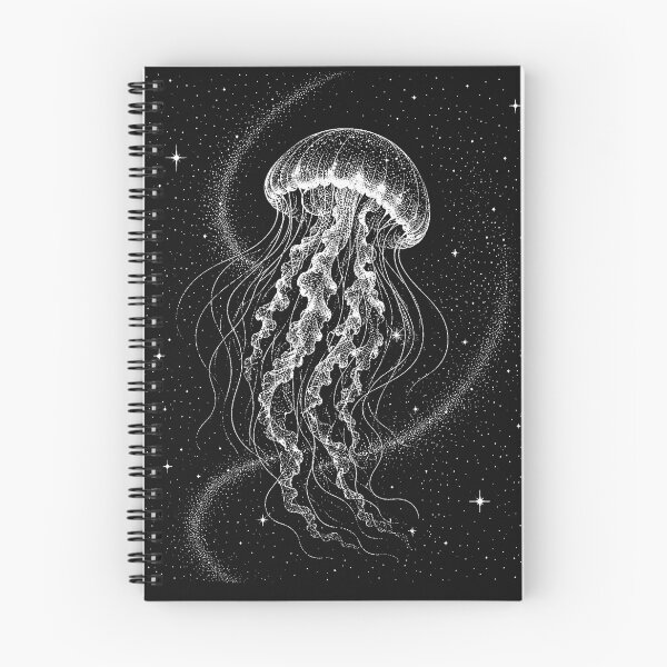 Item preview, jellyfish Diving Space Galaxy Night Sky designed and sold by SOUFIANE1991.