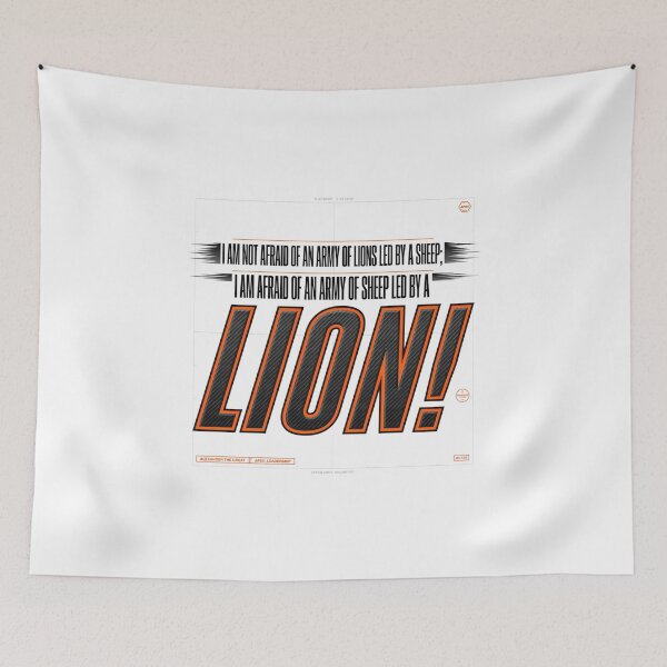 Item preview, Army Of Sheep Led By A Lion - Alexander The Great designed and sold by Enea Kelo.
