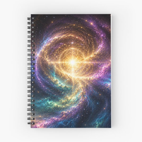 Item preview, Gold Convergence Celestial Nebula Wall Art designed and sold by OandSDesigns23.