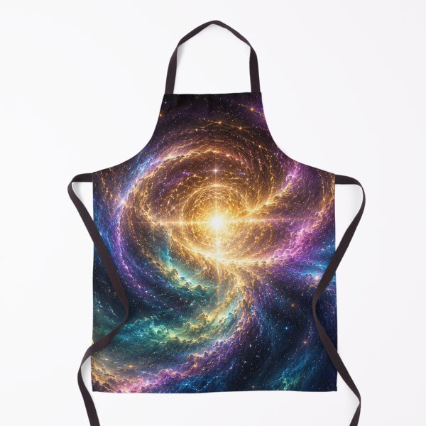Item preview, Gold Convergence Celestial Nebula Wall Art designed and sold by OandSDesigns23.