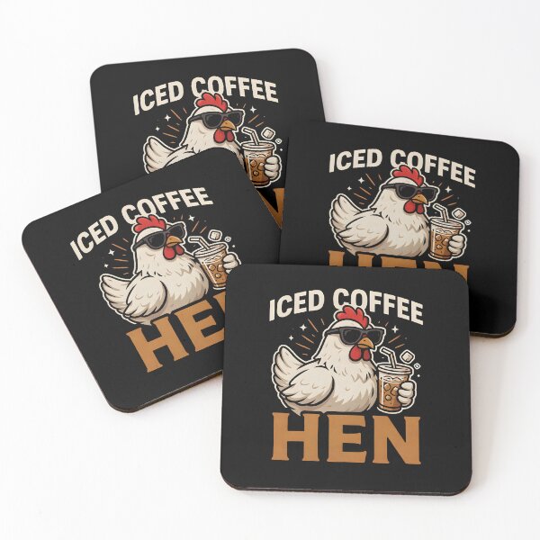 Item preview, Iced Coffee Hen designed and sold by ByPawel.