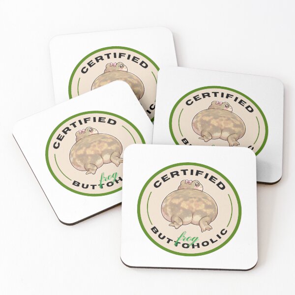 Item preview, Certified Frog Buttoholic - Funny Cute Frog Butt Goblincore designed and sold by Neurospicy Trolls.