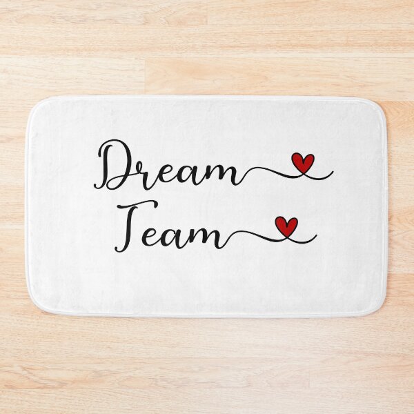 Item preview, Dream Team Hert Typography designed and sold by Pferdefreundin.