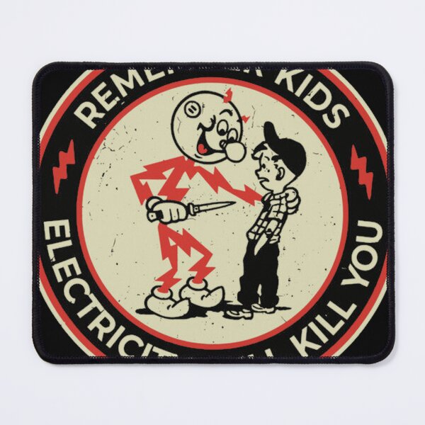 Item preview, Vintage Electricity Will Kill You Kids designed and sold by Reljadesign.