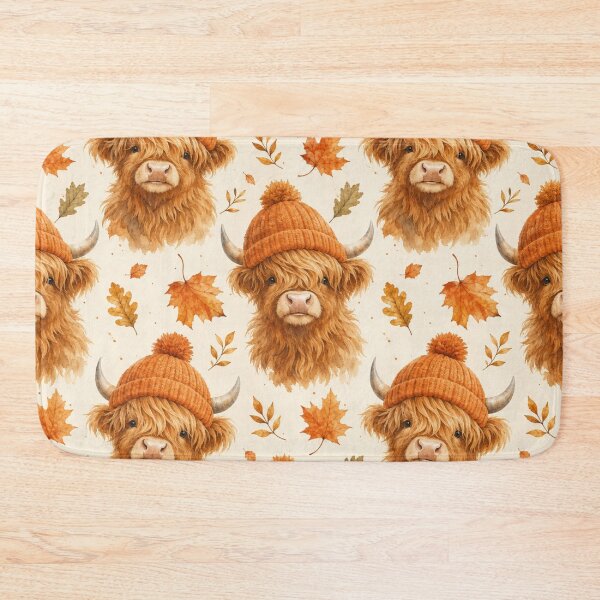 Item preview, Highland Cow Fall Hat Cute Farm Cow Autumn designed and sold by Yellowriversss.