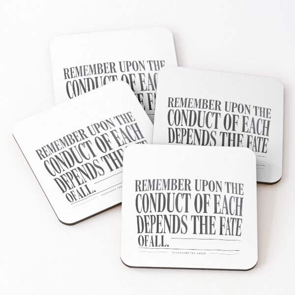 Item preview, Upon The Conduct Of Each Depends The Fate Of All - Alexander The Great designed and sold by Enea Kelo.
