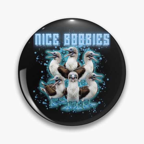 Item preview, Nice Boobies - Funny Blue Footed Booby Bird Vintage Bootleg Birdwatching Pun designed and sold by Neurospicy Trolls.