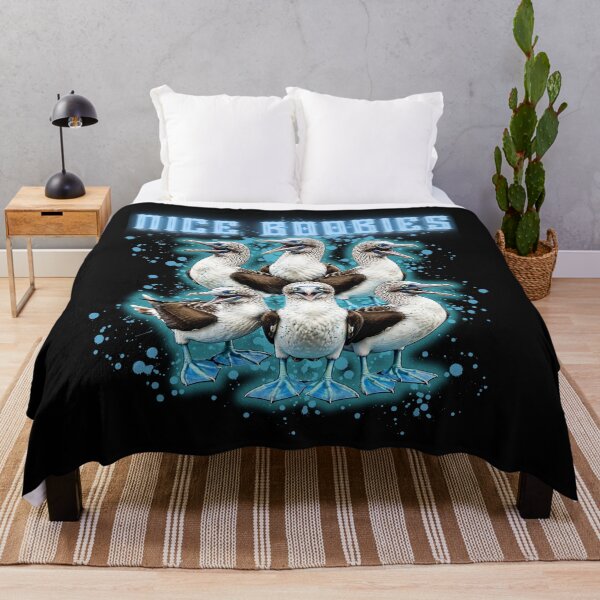 Item preview, Nice Boobies - Funny Blue Footed Booby Bird Vintage Bootleg Birdwatching Pun designed and sold by Neurospicy Trolls.