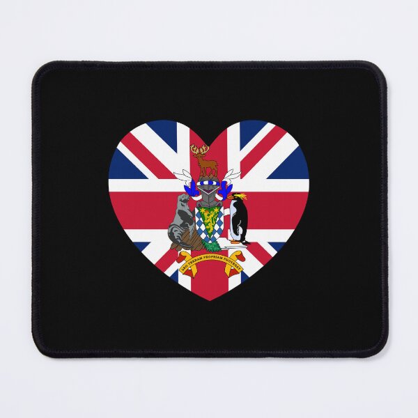 Item preview, South Georgia And The South Sandwich Islands Flag Heart GS designed and sold by shitpostee.