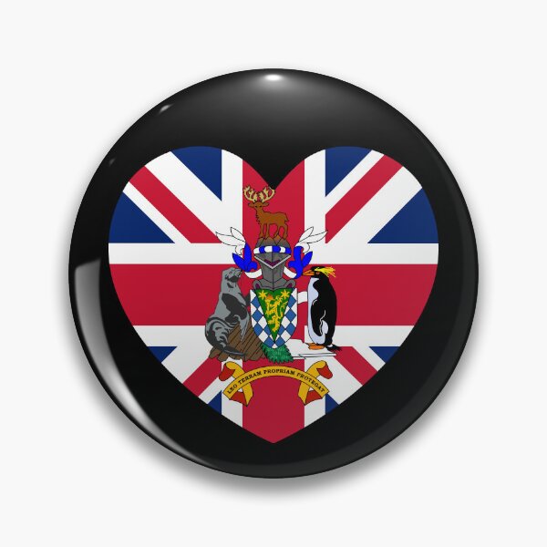 Item preview, South Georgia And The South Sandwich Islands Flag Heart GS designed and sold by shitpostee.