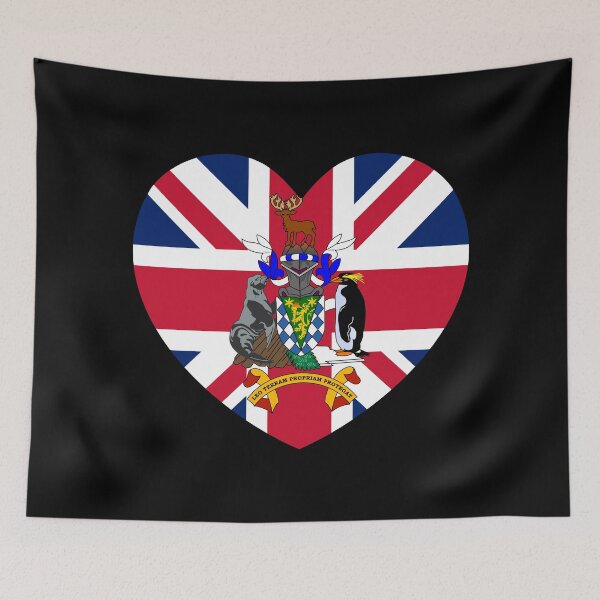 Item preview, South Georgia And The South Sandwich Islands Flag Heart GS designed and sold by shitpostee.