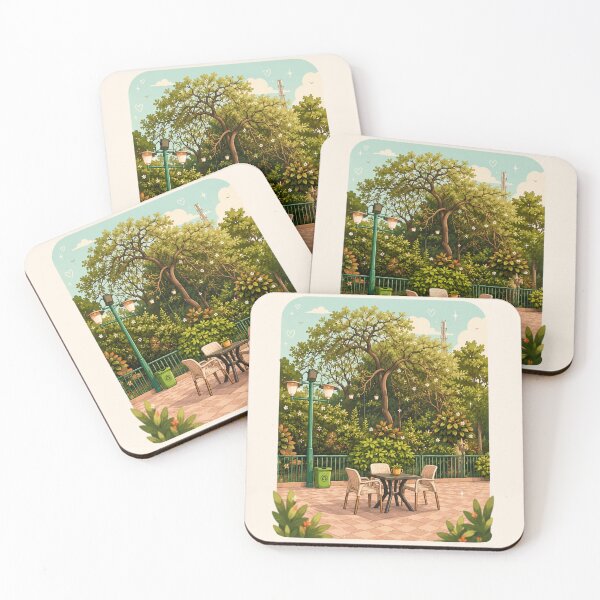 Item preview, Nile Garden Peaceful Terrace View designed and sold by LaylaArtStudio.