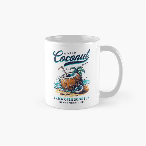 Item preview, World Coconut Day, crack open some fun designed and sold by HolidayBug.