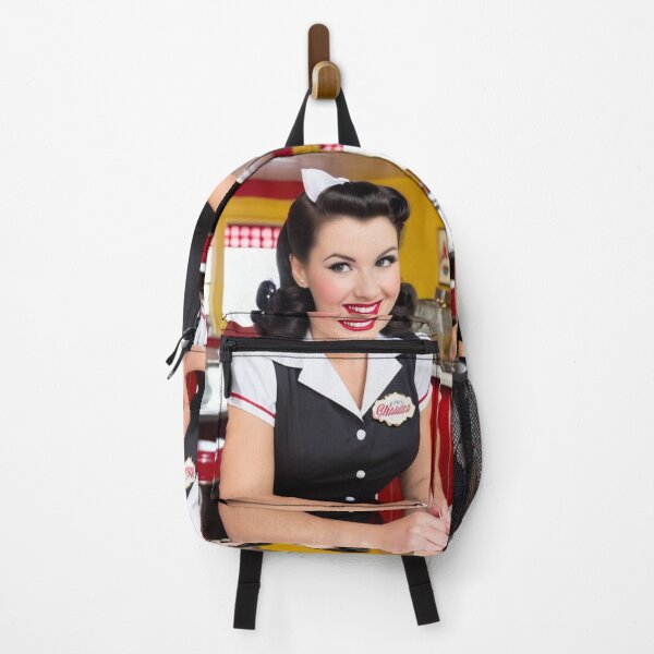 Item preview, Cinema - Emblematic American Waitress, Nostalgic Diner Aesthetic designed and sold by Beat-It.