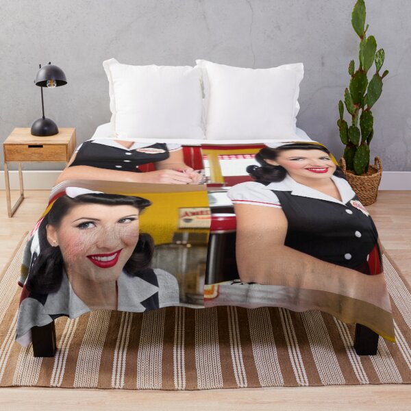 Item preview, Cinema - Emblematic American Waitress, Nostalgic Diner Aesthetic designed and sold by Beat-It.